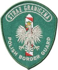 Zdjęcie mon Emblemat naramienny Straży Granicznej Polish Border Guard   wyjściowy zielony MIL1478 SR - Gdynia