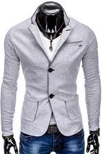 Zdjęcie MARYNARKA MĘSKA CASUAL M90 - SZARA - SZARY - Białystok