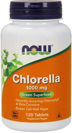 Now Foods Chlorella 1000mg 120 tabl 