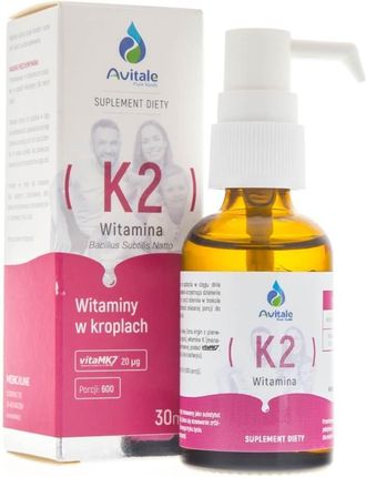 Avitale Witamina K2 VitaMk7 Krople 20mcg 30ml 