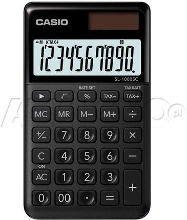 Kalkulator 10pozycyjny czarny SL-1000SC-BK-S Casio