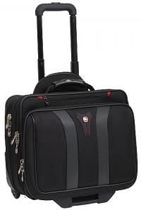 GRANADA Pilotka marki WENGER teczka biznesowa torba biurotransporter na kołach z kieszenią na laptopa i dodatkową torbą 17"