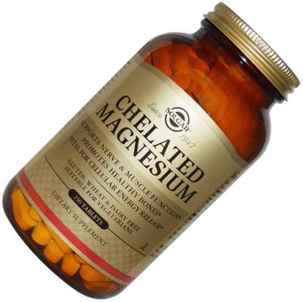 Solgar Magnez Chelatowany 400 mg 250 tabl
