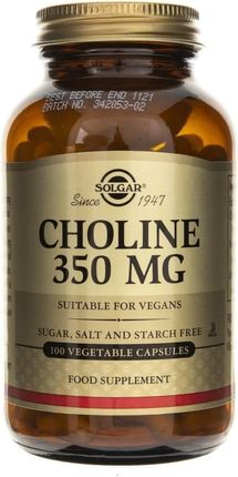 Solgar Cholina 350 mg 100 kaps