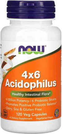 Now Foods 4X6 Acidophilus Probiotyk 120 Kaps