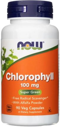 Now Foods Chlorophyll 100 Mg 90 Kaps