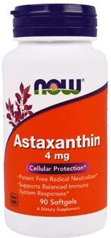 Now Foods Astaxanthin Astaksantyna 4 Mg 90 Kaps