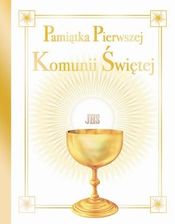 Zdjęcie Pamiątka I Komunii Świętej (złota, mały format) - Kórnik