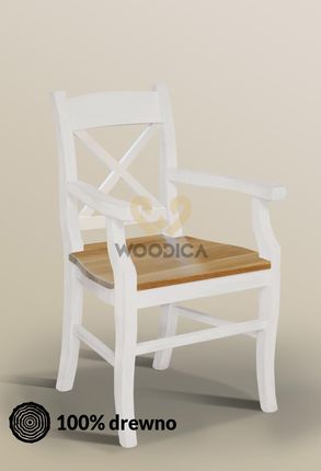 Woodica Fotel Nicea 33 X z dębowym siedziskiem