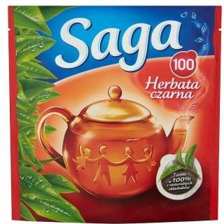 Saga Herbata Czarna 140G 100 Torebek