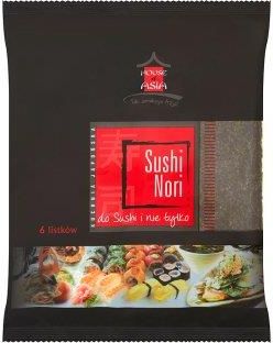 House Of Asia Sushi Nori Liście Prasowanych Alg Morskich 14G 6 Listków