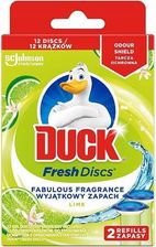 Zdjęcie Duck Fresh Discs Lime Zapas Krążka Żelowego Do Toalety 72 Ml 2 Zapasy - Puławy