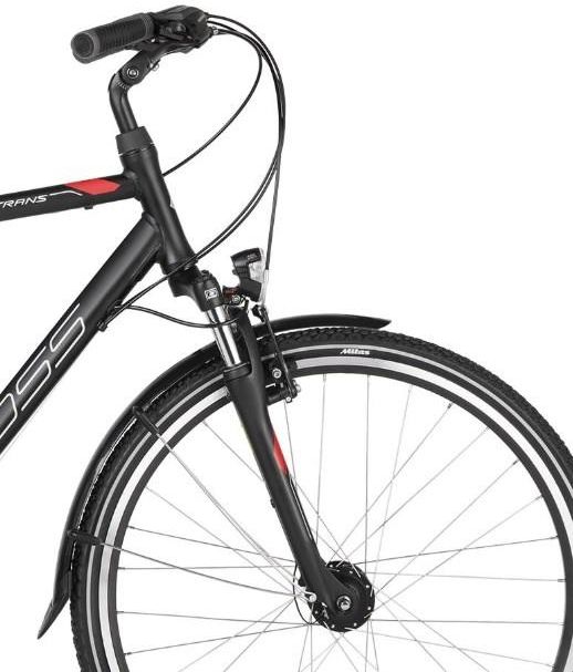 Rower Kross Trans 3.0 czarny czerwony srebrny mat 2018 opinie