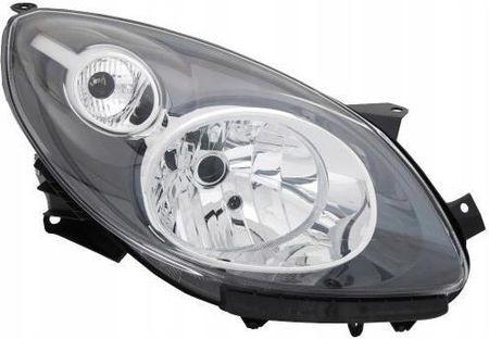 Tyc Reflektor Renault Twingo 07- Prawy Elektryczny Czarny Z Silniczkiem H4 20-1401-16-2