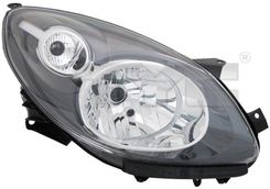 Tyc Reflektor Renault Twingo 07- Lewy Elektryczny Czarny Z Silniczkiem H4 20-1402-16-2