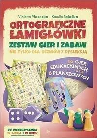 Ortograficzne łamigłówki Zestaw gier i zabaw - Piasecka Violetta, Talaśka Kamila