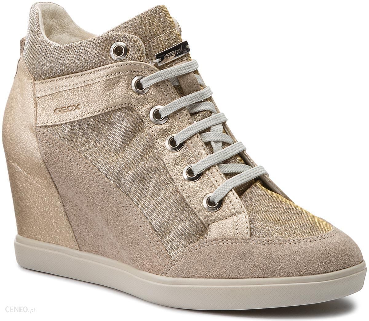 Sneakersy GEOX - D Eleni C D7267C CH69H Lt Taupe/Lead Ceny i - Ceneo.pl