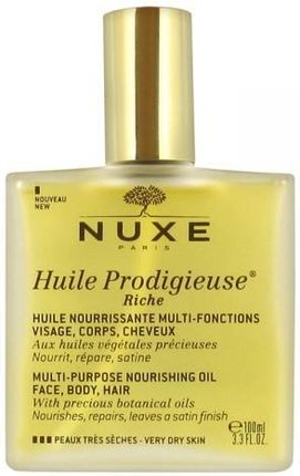 NUXE Prodigieuse Riche intensywnie odżywczy olejek do pielęgnacji twarzy ciała i włosów 100ml