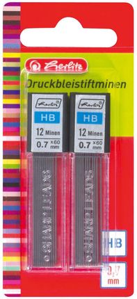 Grafity rysiki wkłady ołówka 0,7mm 24szt Herlitz