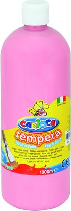 Farba Carioca Tempera 1000 ML Szkolna Jasny Róż
