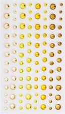 Zdjęcie ARGO Kryształki samoprzylepne 3/4/5/6mm 104szt. żółte - Gogolin