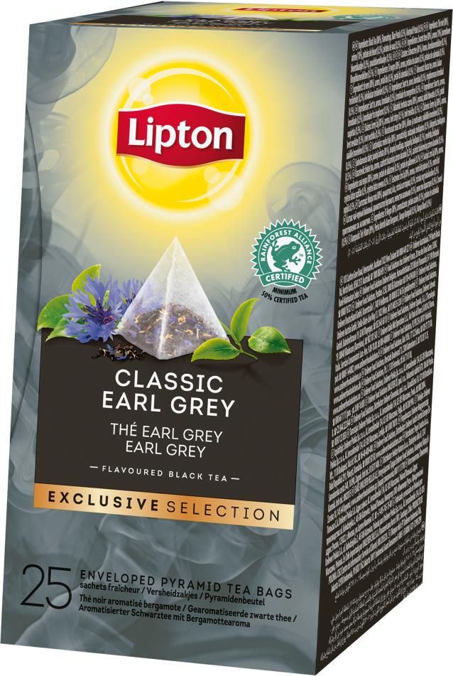 Herbata Lipton Exclusive Selection Classic Earl Grey 25 Torebek - Ceny ...