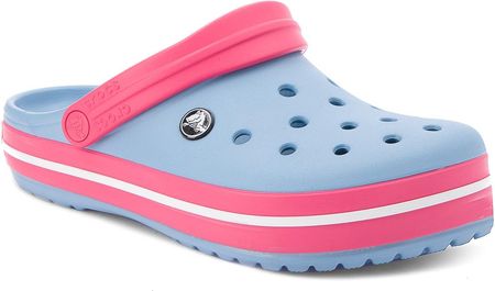 Klapki CROCS Crocband 11016 Chambray Blue/Paradise Pink Ceny i