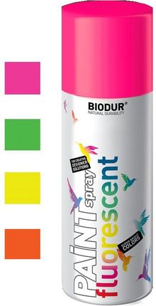 Biawar Spray Fluorescencyjny Różowy 400Ml Biodur