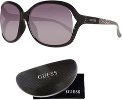 Guess okulary damskie duże muchy czarne otwarte Ceny i Duże muchy damskie okulary słoneczne polaryzacyjne Galeria