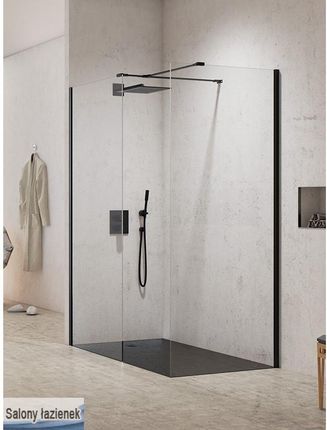 New Trendy Walk-In 120X80 New Modus Black Exk-1286