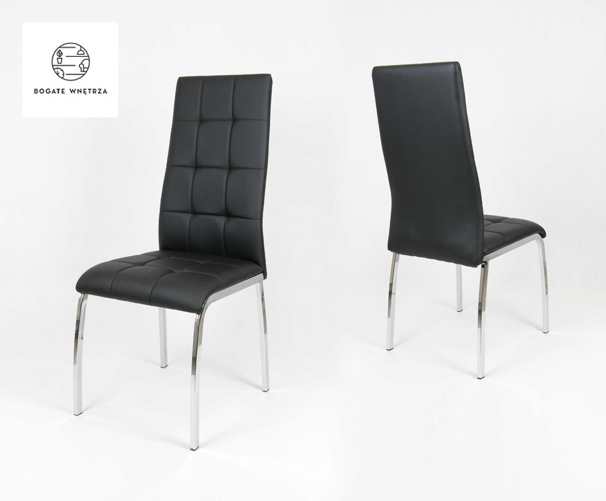 Sk Design Czarne Ekoskóra Metalowe Kris Sk894 Opinie I Atrakcyjne