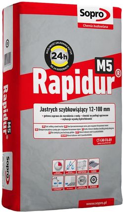 Sopro Rapidur M5 Szybkowiążąca do Jastrychów 25kg