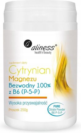 Medicaline Aliness Cytrynian Magnezu bezwodny z B6 (P-5-P) proszek 250g