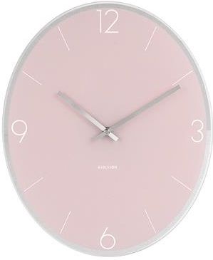 Karlsson Zegar Ścienny Elliptical Soft Pink By (ka5650pi)