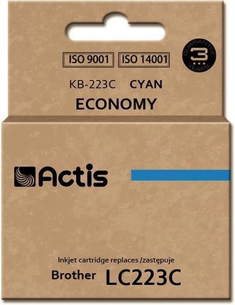 actis Tusz KB-223C (do drukarki Brother zamiennik LC223C standard 10ml cyan) (kb223c)