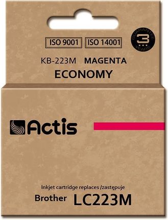 actis Tusz KB-223M (do drukarki Brother zamiennik LC223M standard 10ml magenta) (kb223m)