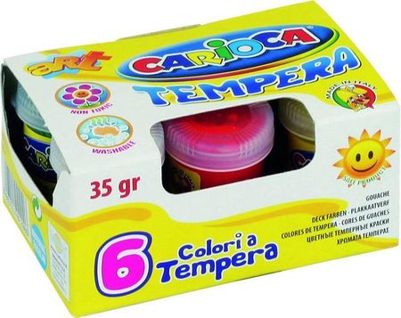 Carioca Farby Tempera 35G 6 Kolorów