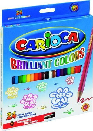 Carioca Kredki Ołówkowe 24 Kolory