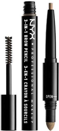 NYX Professional Makeup Brow Pencil 3w1 Kredka do brwi  Blonde