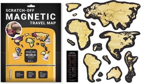 Mapa Zdrapka Świat. Travel Magnetic World