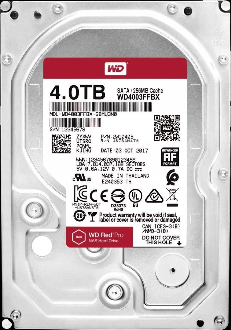 Dysk Twardy WD Red Pro 4TB WD4003FFBX Opinie I Ceny Na Ceneo Pl