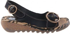 Zdjęcie Sandały Fly London TRAM723 Black Bridle P500723000 - Kobyłka