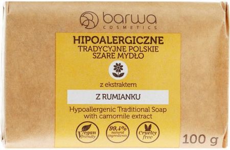 BARWA mydło szare hipoalergiczne z ekstraktem z rumianku 100g
