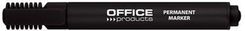 Zdjęcie Marker permanentny OFFICE PRODUCTS, ścięty, 1-5mm (linia), czarny - Katowice