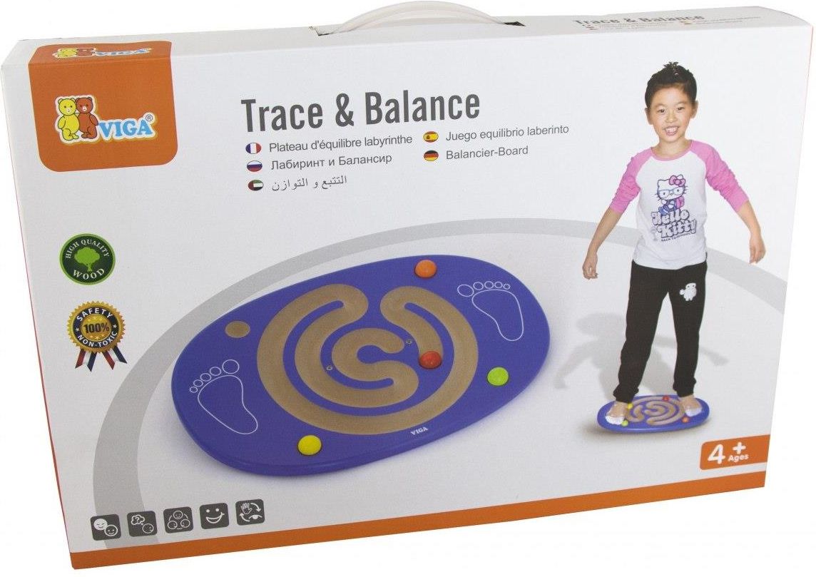 Viga Toys Drewniana Deska Do Balansowania - zdjęcie 1 Viga Toys Drewniana Deska Do Balansowania