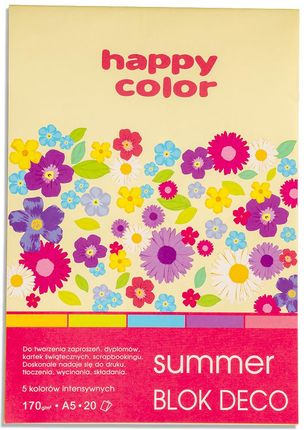 Blok Deco Summer Format A5 Happy Color