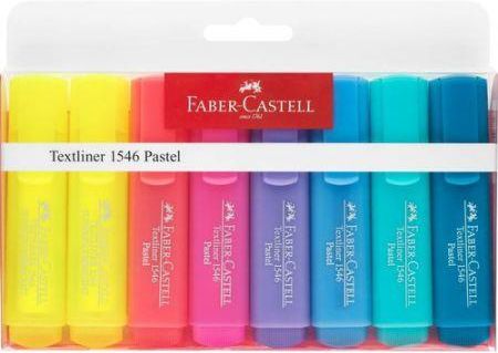Zakreślacze Textliner komplet 8szt Faber Castell