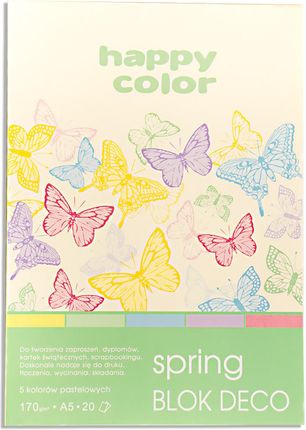 Blok Deco Spring Format A5 Happy Color
