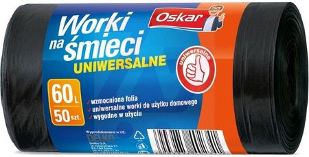 Oskar Worki Na Śmieci Uniwersalne Hd 60L 50Szt (24622)