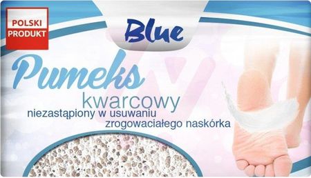 BLUE pumeks kwarcowy 8x5cm
